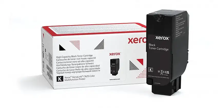 Xerox Cartuccia toner Nero a Alta capacità da 25000 Pagine per Stampante multifunzione a colori ® VersaLink® C625 (006R04636) cod. 006R04636
