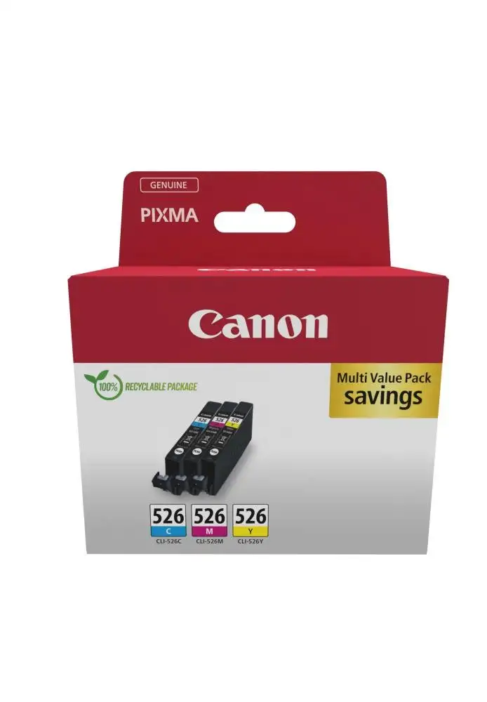 Canon 4541B018 cartuccia d'inchiostro 3 pz Originale Ciano, Magenta, Giallo cod. 4541B018