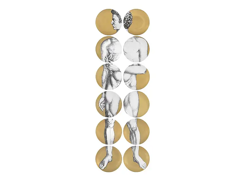 Fornasetti Adamo Piatti - Set da 12
