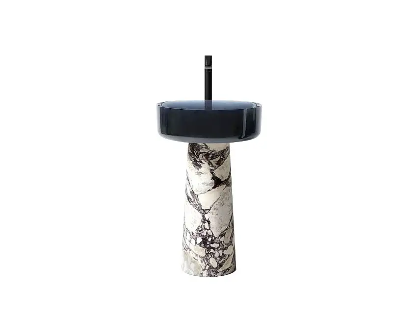Antoniolupi Albume Lavabo Freestanding – Notturno + Marmo Calacatta Viola
