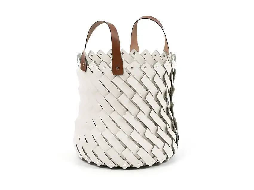 Pinetti Almeria Medium Cesto con manici - Cream