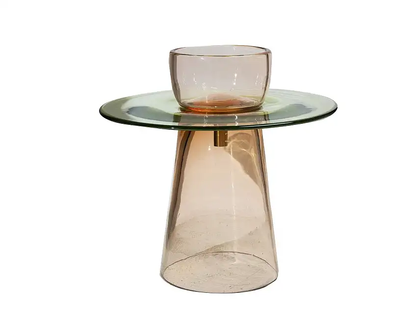Purho Angel Tavolino - Rosé/Verde Muschio/Rosé