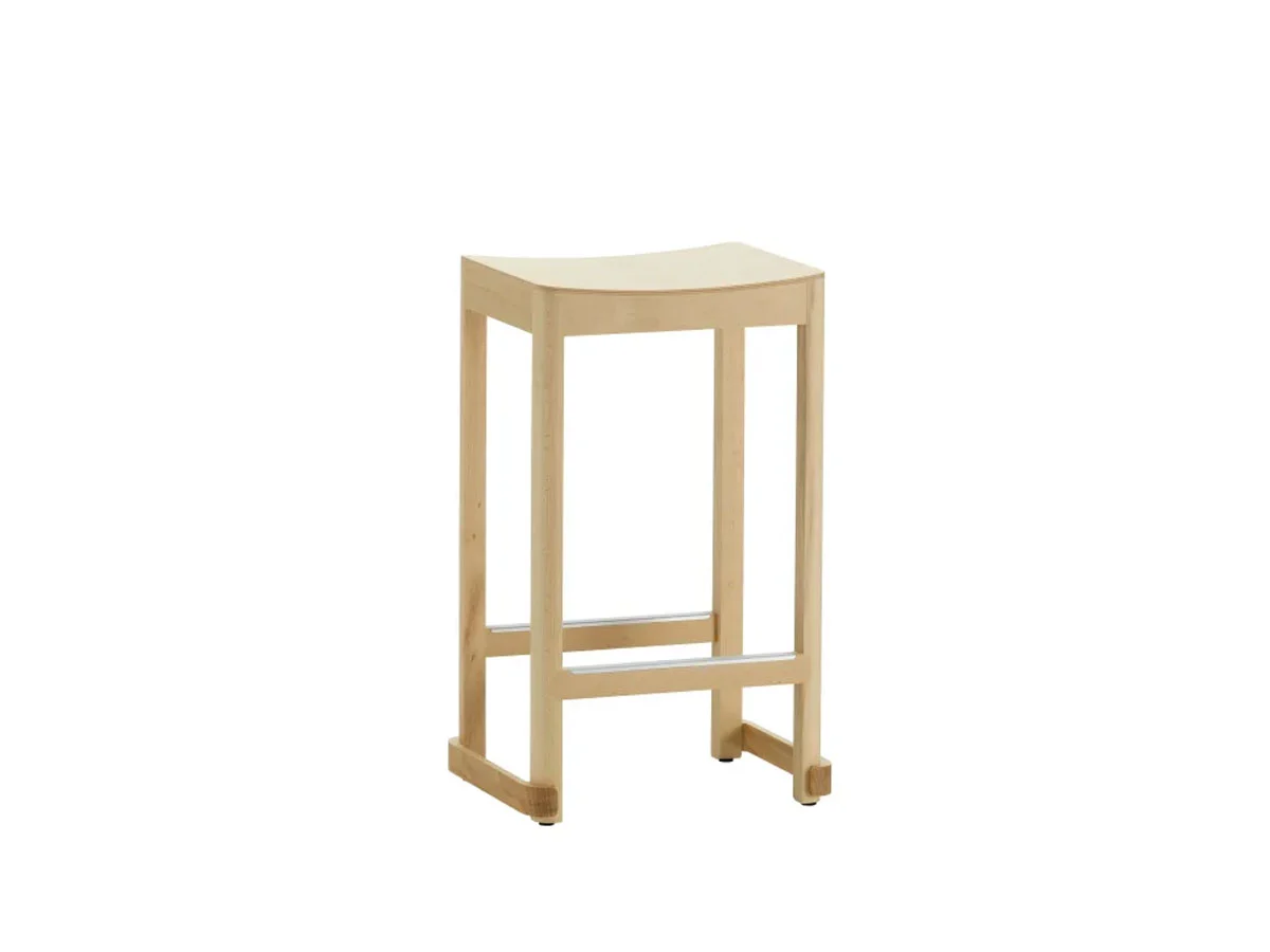 Artek Atelier Sgabello Bar - H. 65 Rovere