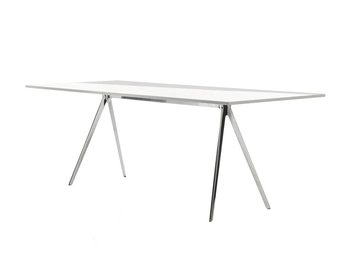 Magis Baguette Tavolo Indoor - 205x85 Lucido / Vetro Trasparente