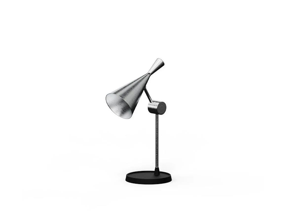Tom Dixon Beat Table Unbeaten Aluminium - Lampada da tavolo