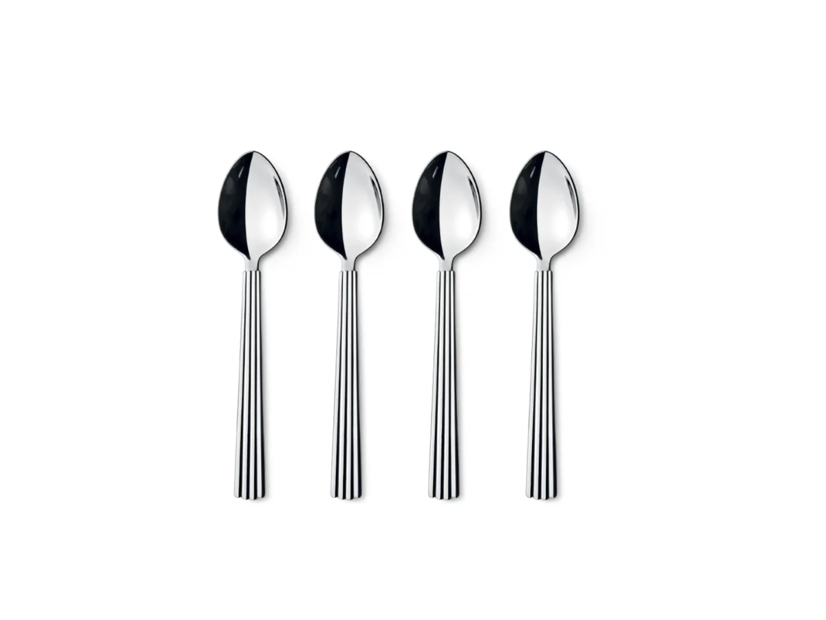 Georg Jensen Bernadotte Cucchiaini Confezione regalo - Set di 4 pezzi.