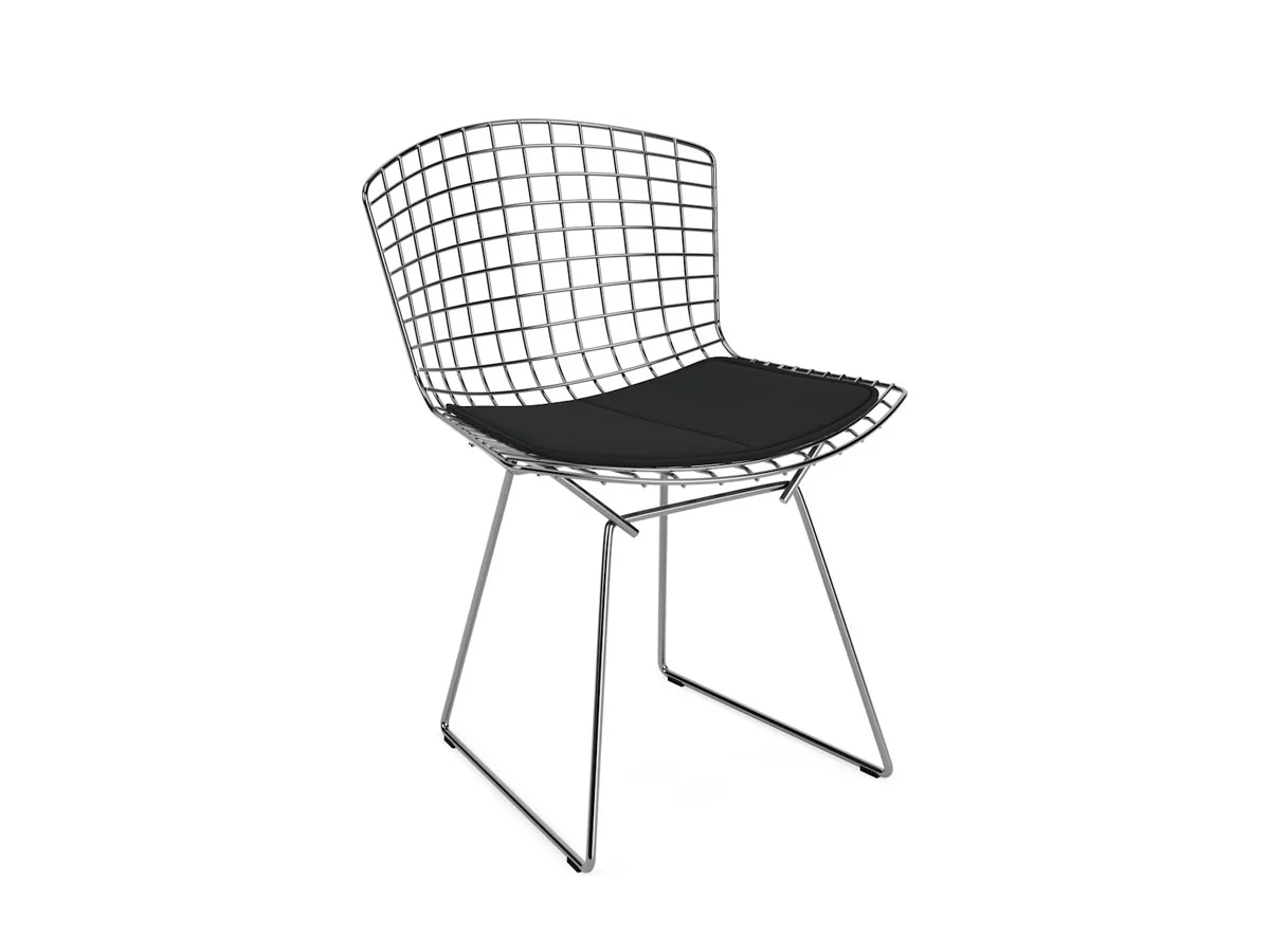 Knoll Bertoia Sedia con cuscino - Cromo/Tonus 128