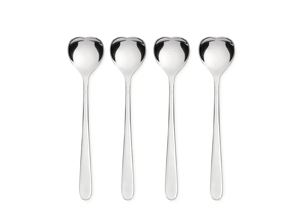 Alessi Big Love Cucchiaini da Gelato - Set di 4 pz.