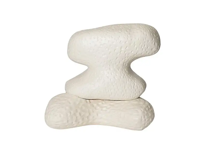 Bitossi Ceramiche Uncovered Chalk Scultura H 30 cm