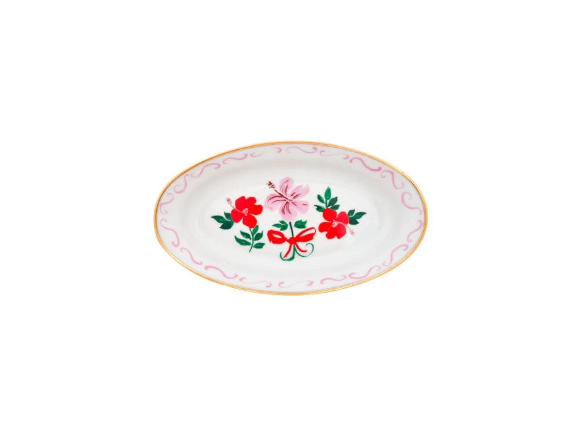 Bitossi Home Fiore Fiocco Vassoio Ovale