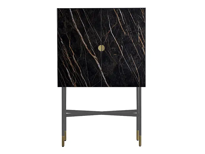 Bontempi Madison Mobile Bar 15.50SP - Noir Desir / Antracite