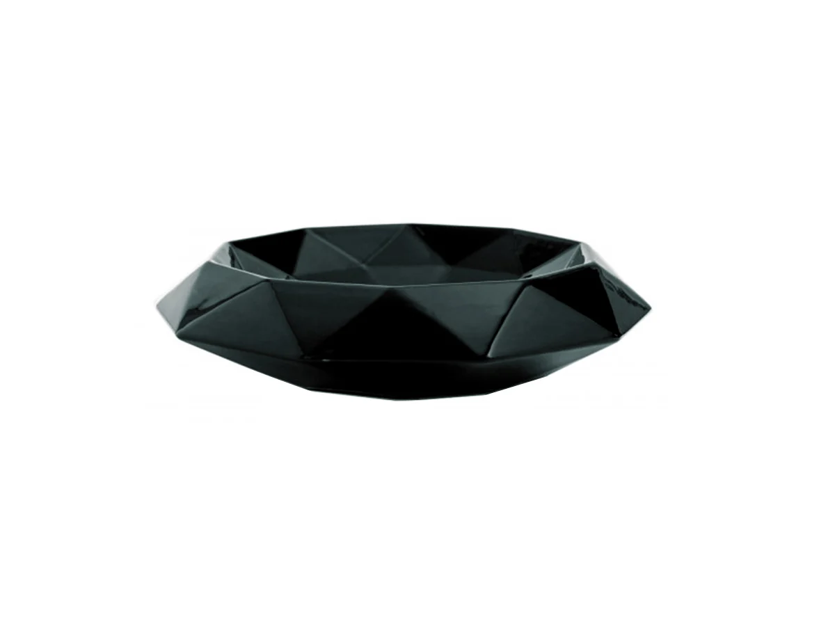 Bosa Cut Centrotavola Ø 30 cm - Piombo Lucido