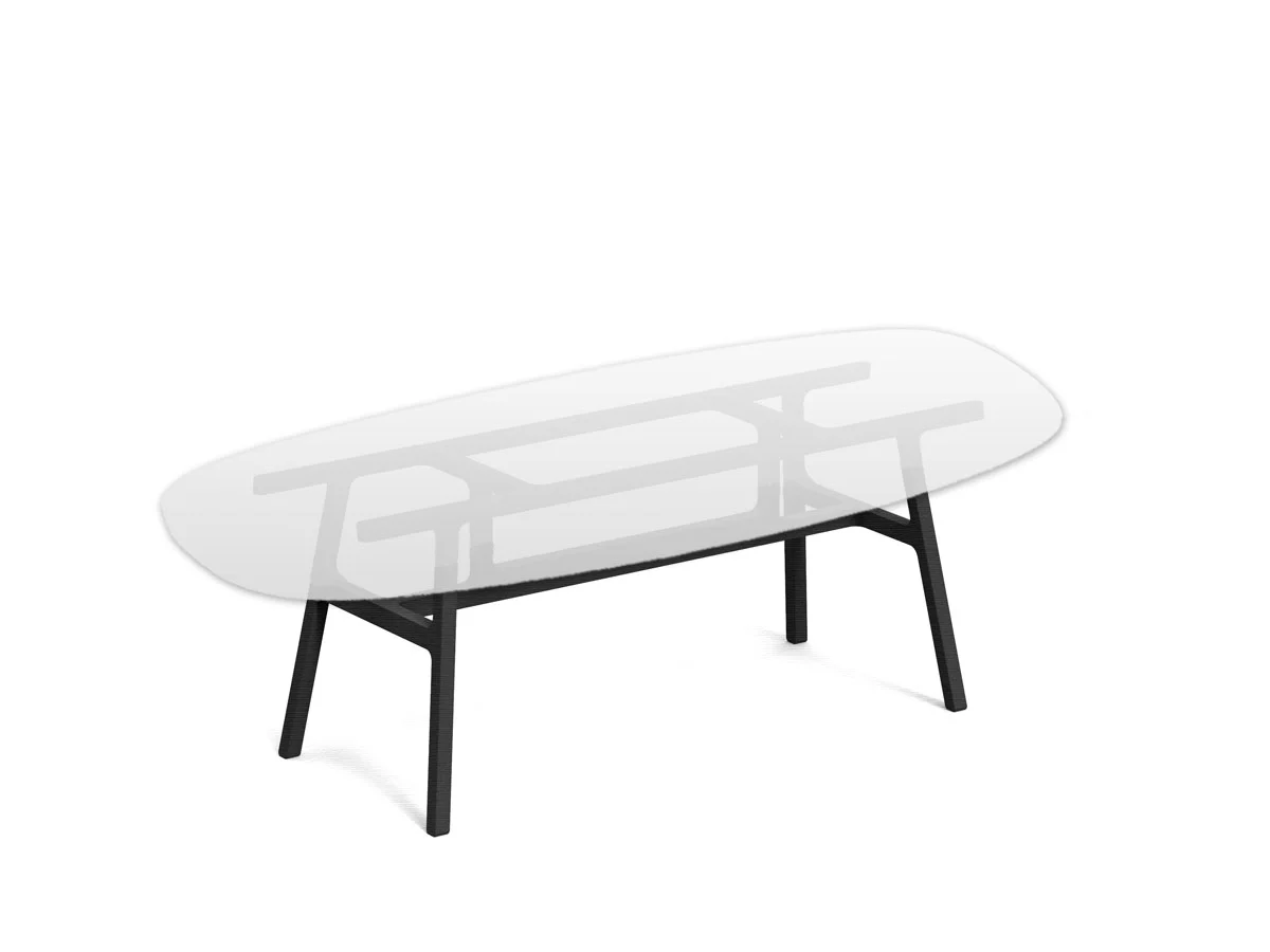 Kristalia Bottega Tavolo Ovale - 01BOT17/TXRT