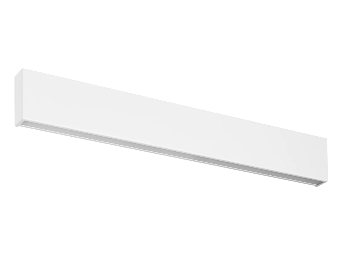 Decòrative Box_W2 Bi Emission Lampada da Parete Bianca - L. 61.9 cm