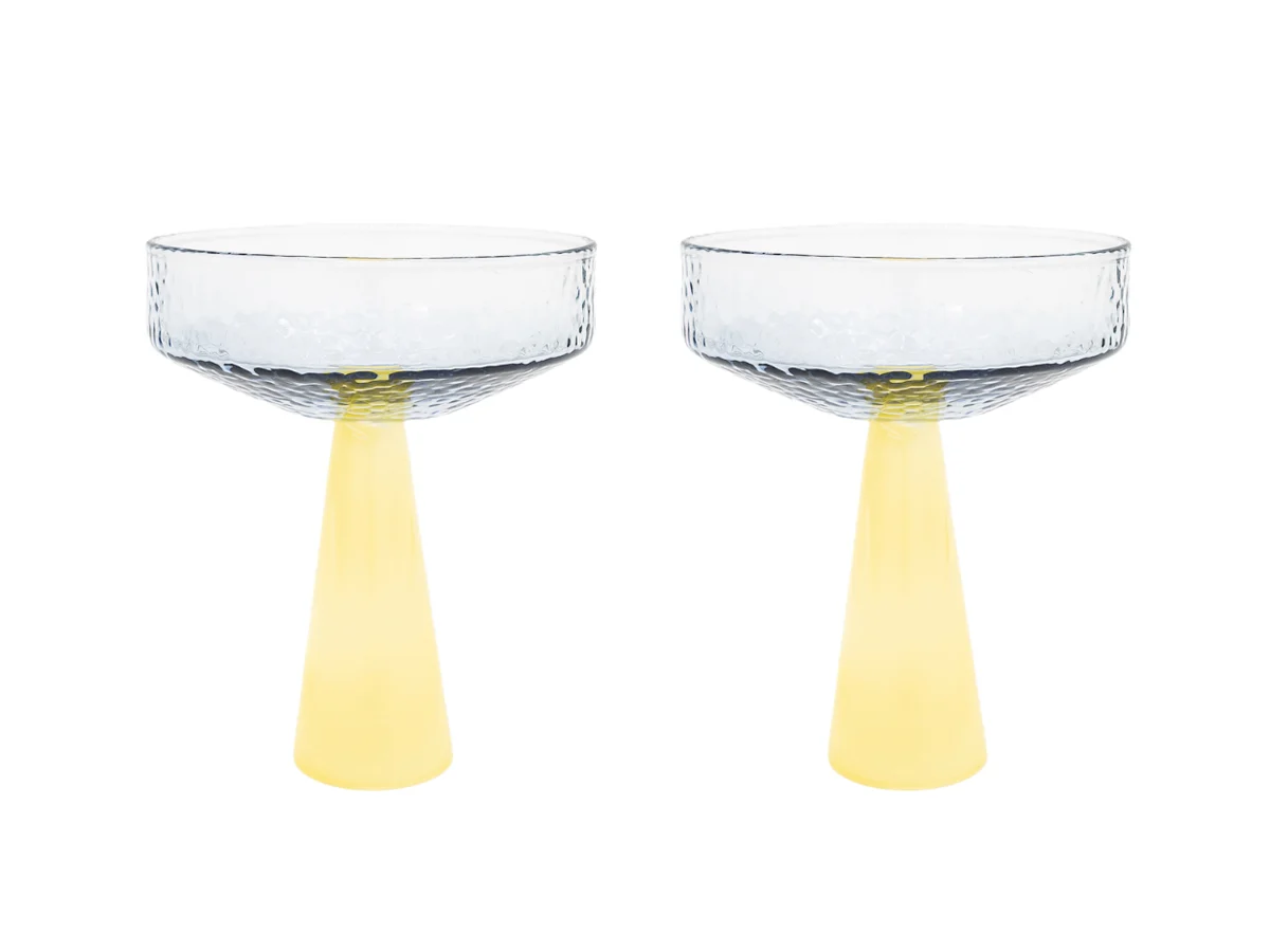 Brût Homeware Claude Coppa Azzurro / Topazio opaco - Set di 2