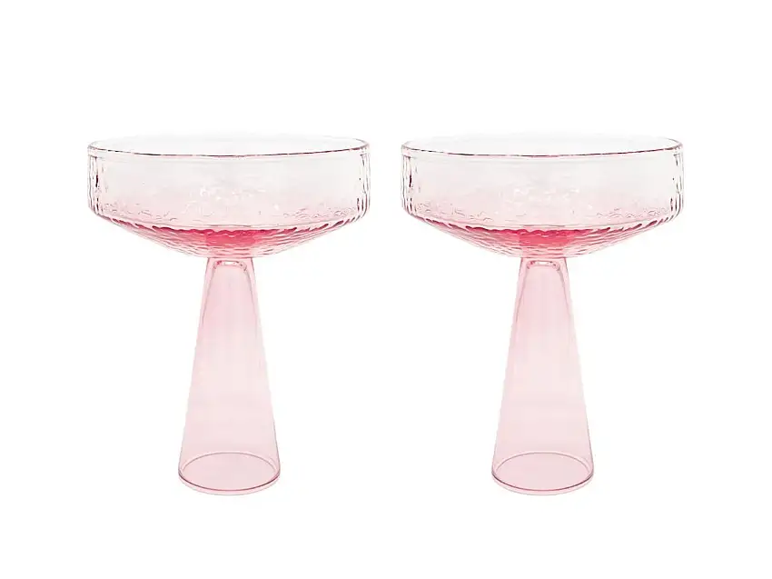 Brût Homeware Claude Coppa Rosa - Set di 2