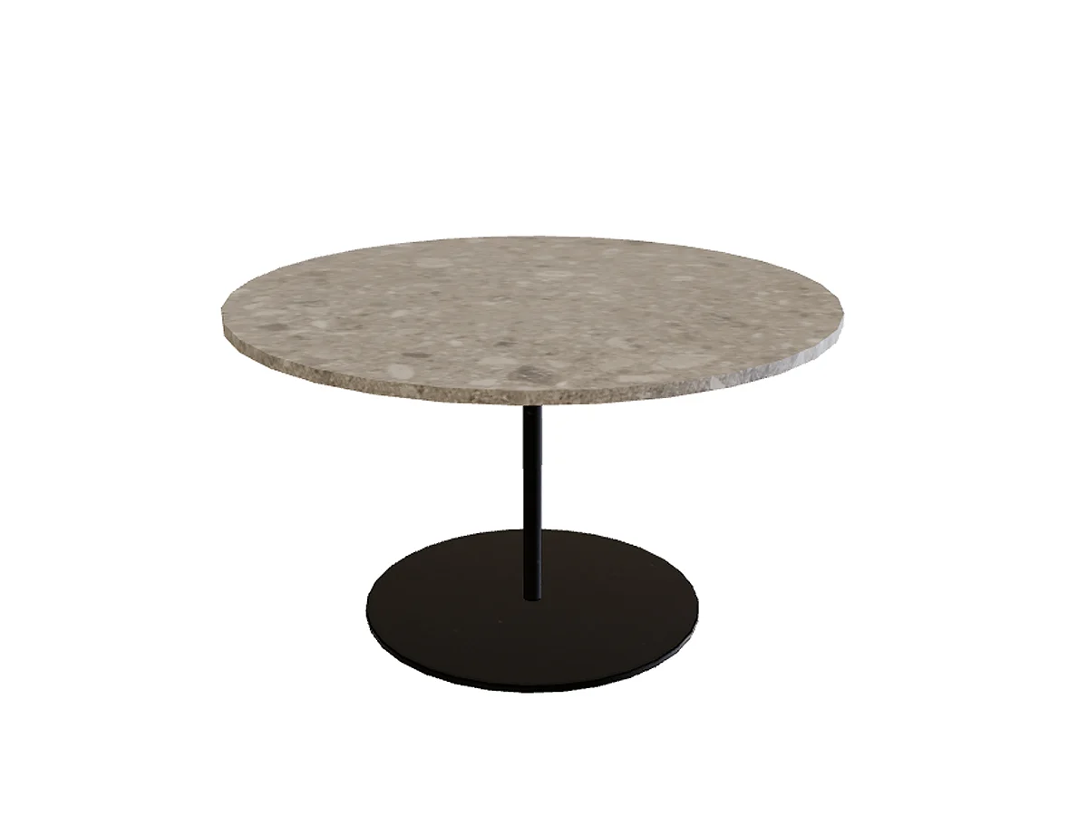 Royal Botania Butler Tavolino Ø60x35 cm - A / Ceramica Ceppo Dolomitica