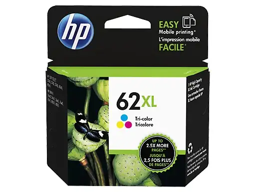 HP Cartuccia originale inchiostro tricromia ad alta capacità 62XL cod. C2P07AE