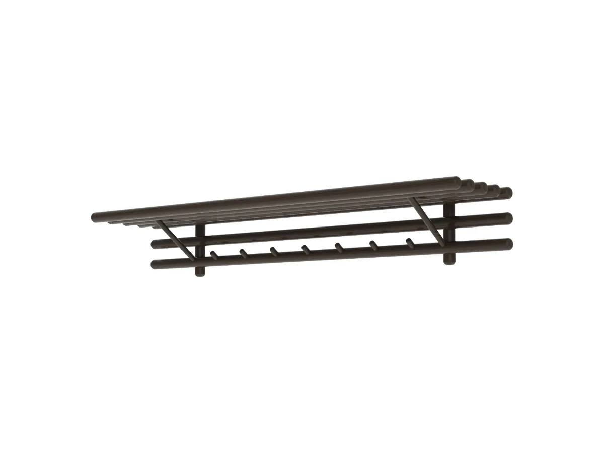 Cane-Line Sticks Appendiabiti con Ripiano per Cappelli