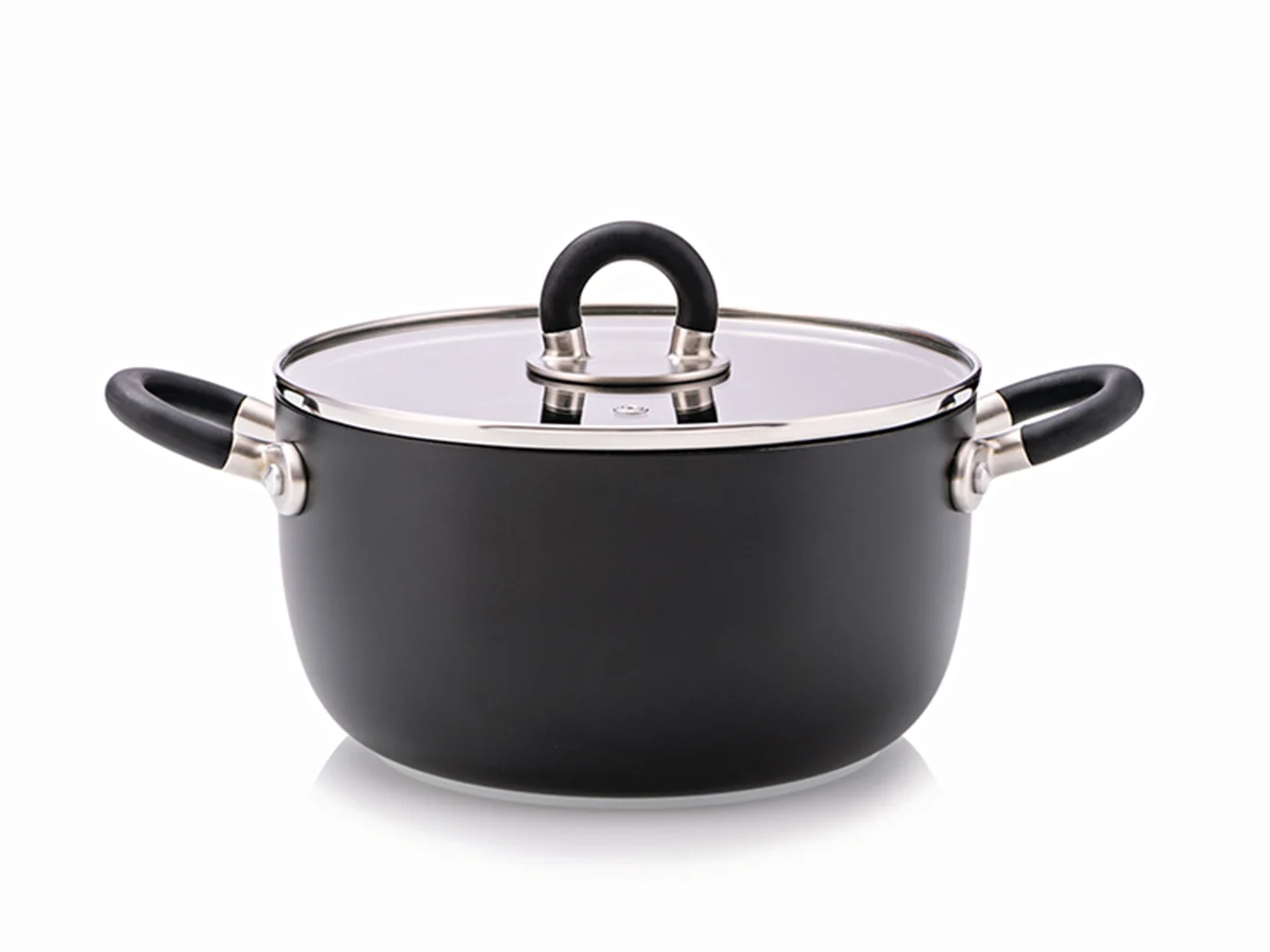 Masterpro by Alessi Sten Casseruola con Coperchio Ø 16 cm
