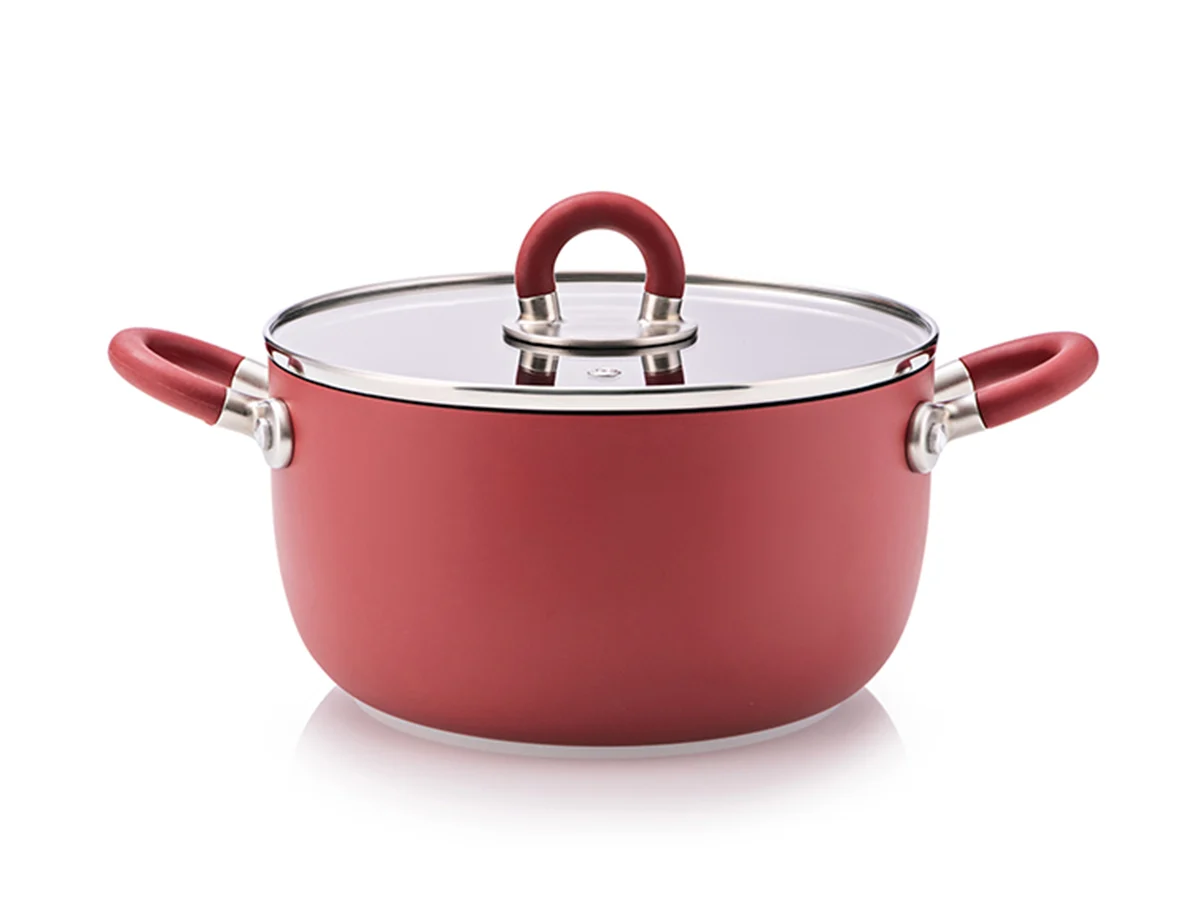 Masterpro by Alessi Sten Casseruola con Coperchio Ø 20 cm