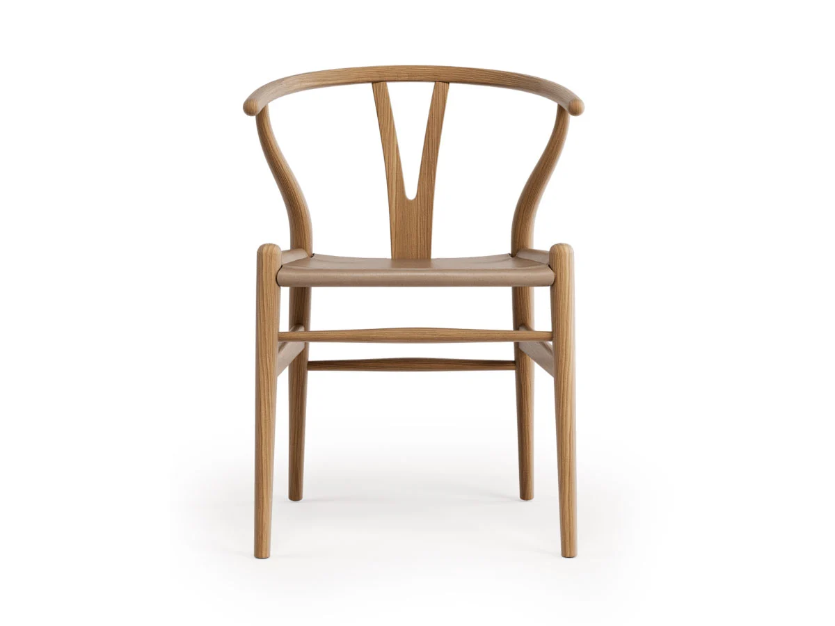 Carl Hansen & Søn CH24P Chair Exclusive Edition - Sedia Pelle Camel Thor 325
