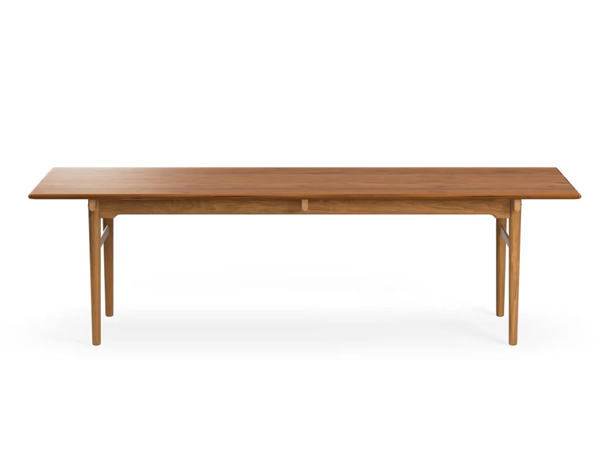 Carl Hansen & Søn CH327 Tavolo Da Pranzo - 248x95 cm - Teak/Rovere Oliato