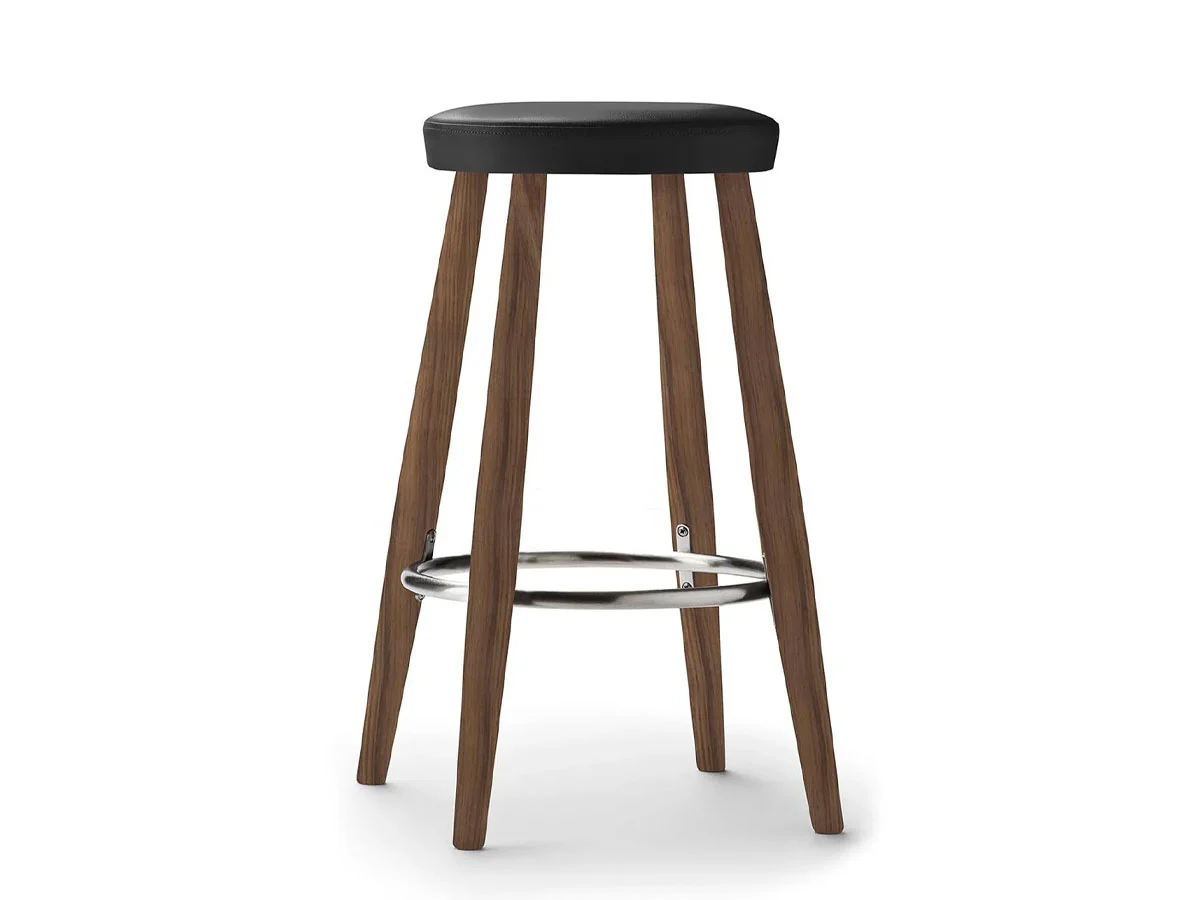 Carl Hansen & Søn CH58 Sgabello - Noce Olio / Pelle B Thor 301