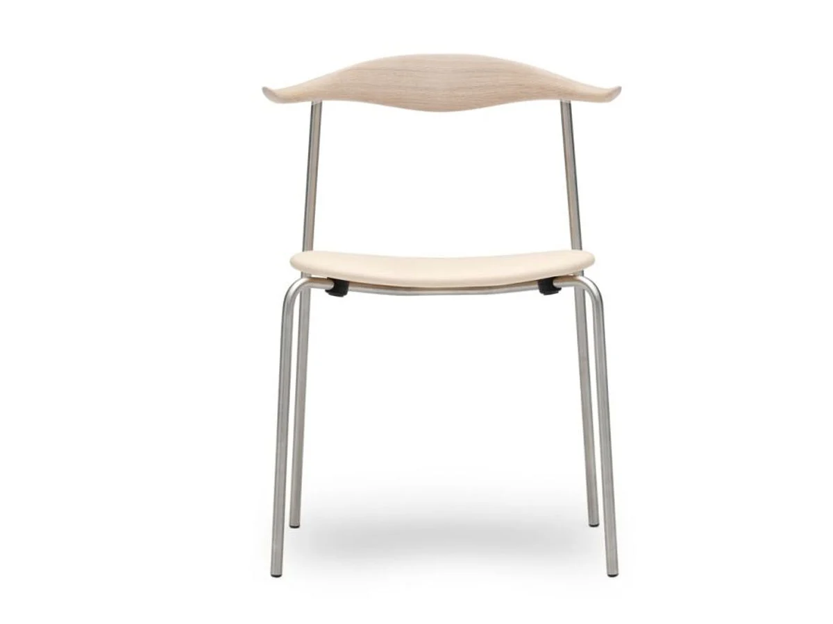Carl Hansen & Søn CH88P Sedia - Acciaio / Rovere Sapone / Loke 7210