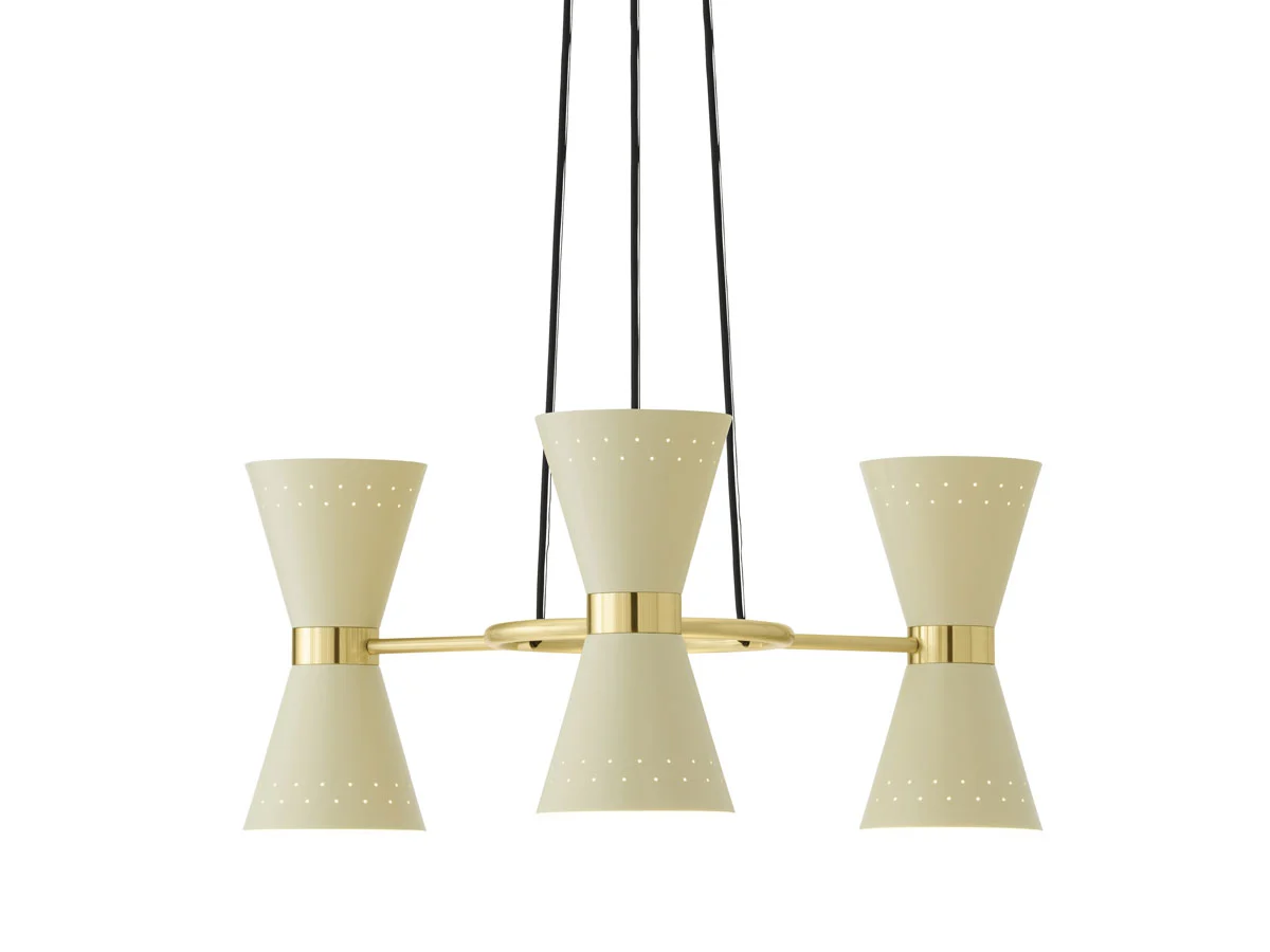 Audo Copenhagen Collector Chandelier 3 Lampada a Sospensione