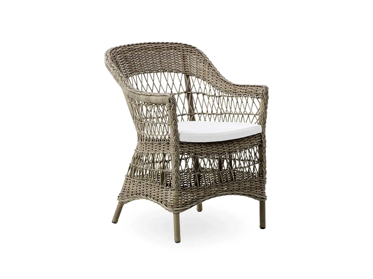 Sika-Design Charlot Sedia per Esterno - Grigio Antico/A670 Bianco Michelangelo