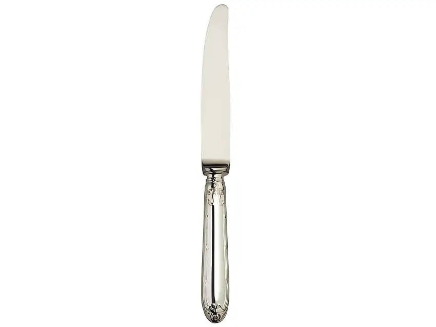 Broggi Ciga Coltello da Tavola Manico Cavo - Alpacca