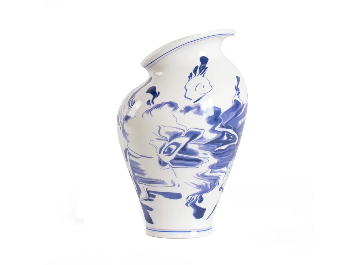 Seletti Classics on acid - Floral Delft Vaso