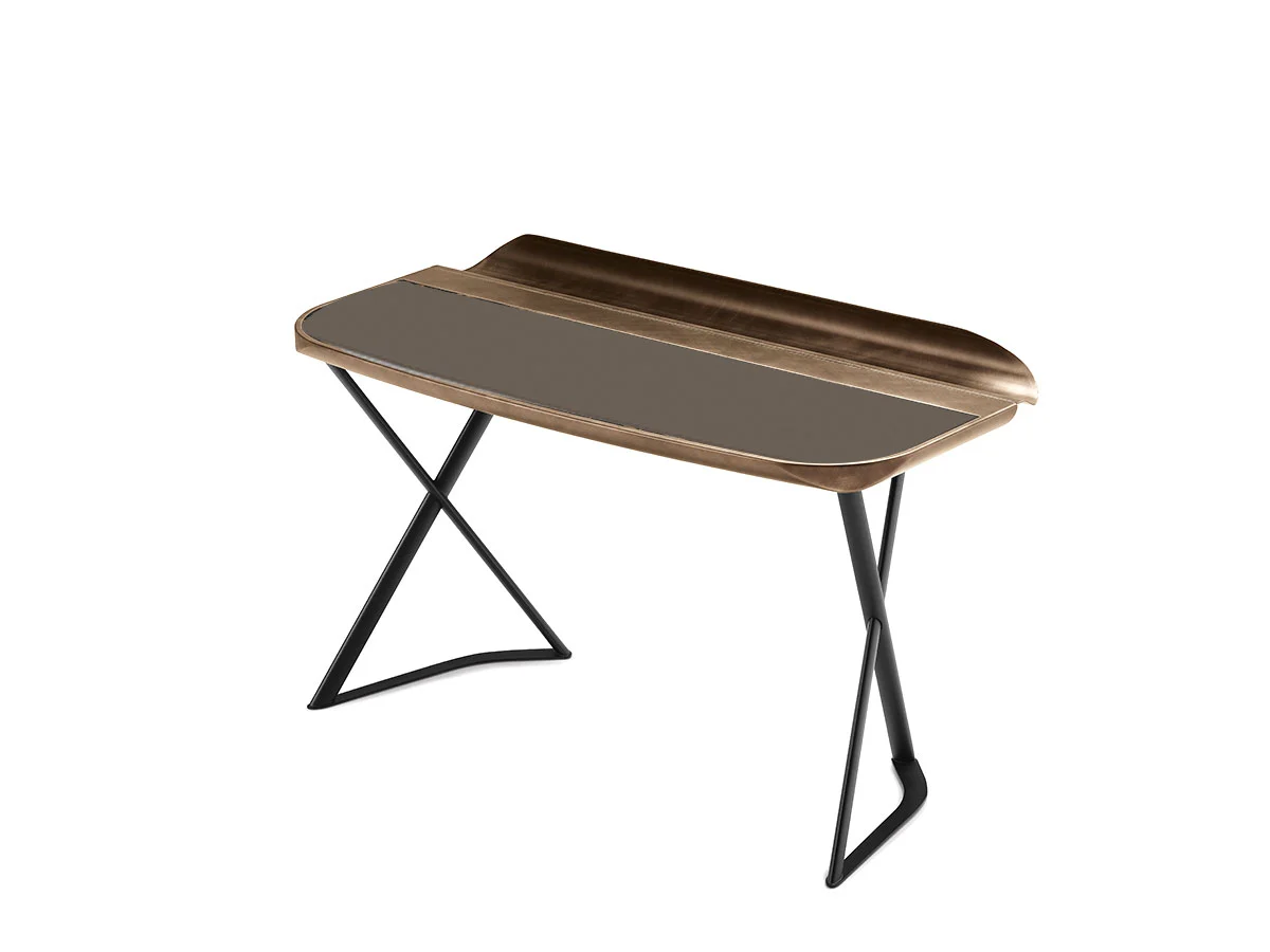 Cattelan Italia Cocoon Leather Scrittoio - 50 Tortora / GFM73