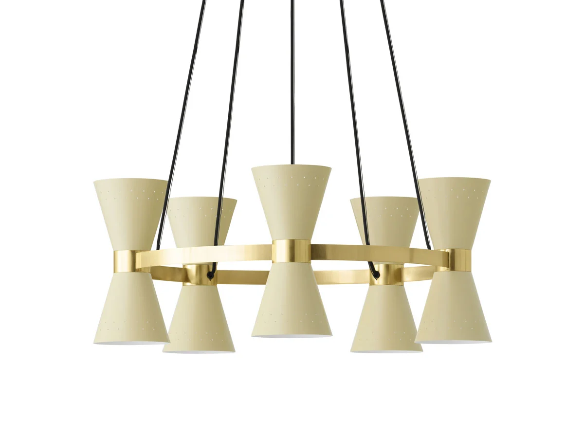 Audo Copenhagen Collector Chandelier 5 Lampada a Sospensione