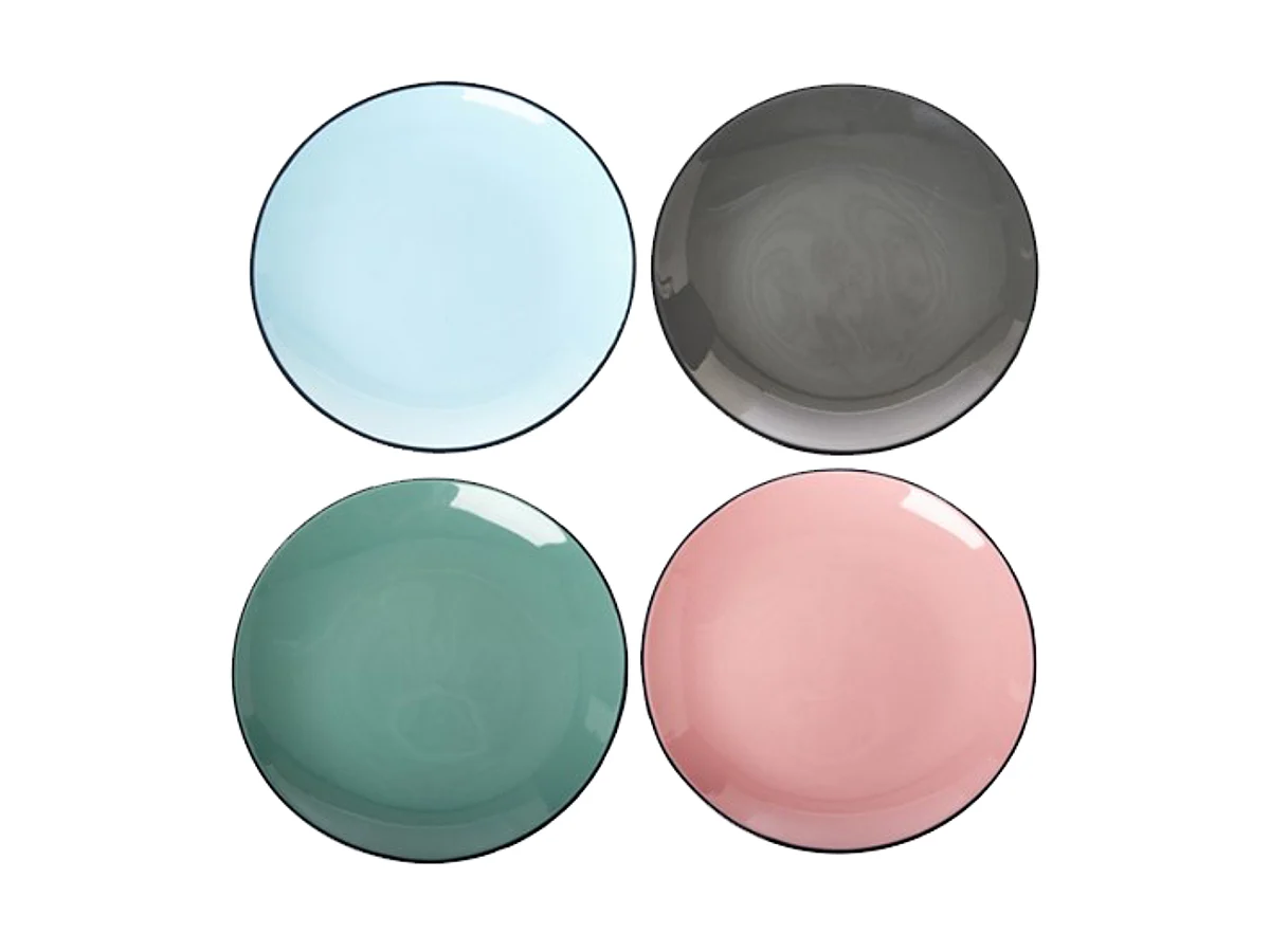 Pols Potten Colour Scales Set di 4 Piatti da Dessert