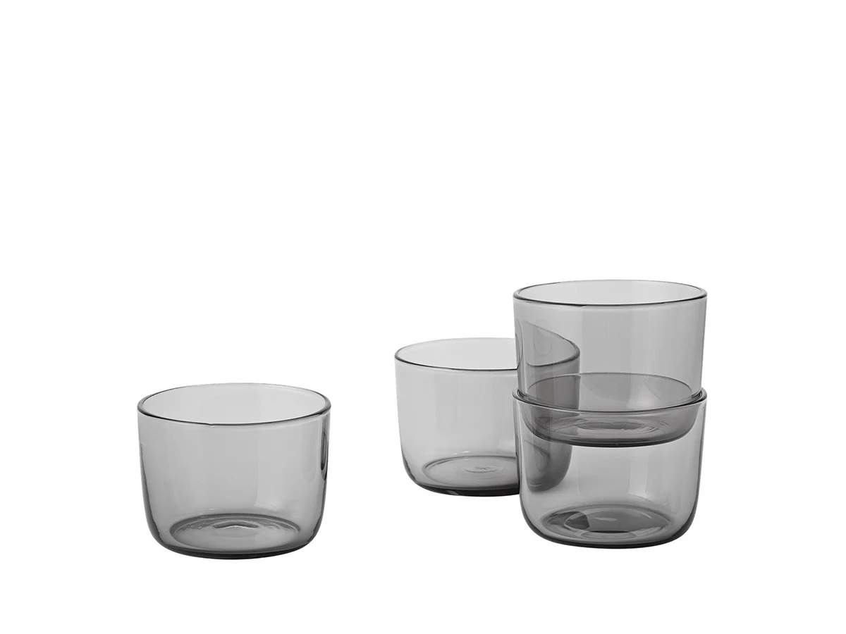 Muuto Corky Bicchieri Bassi Set 4 - Grigio