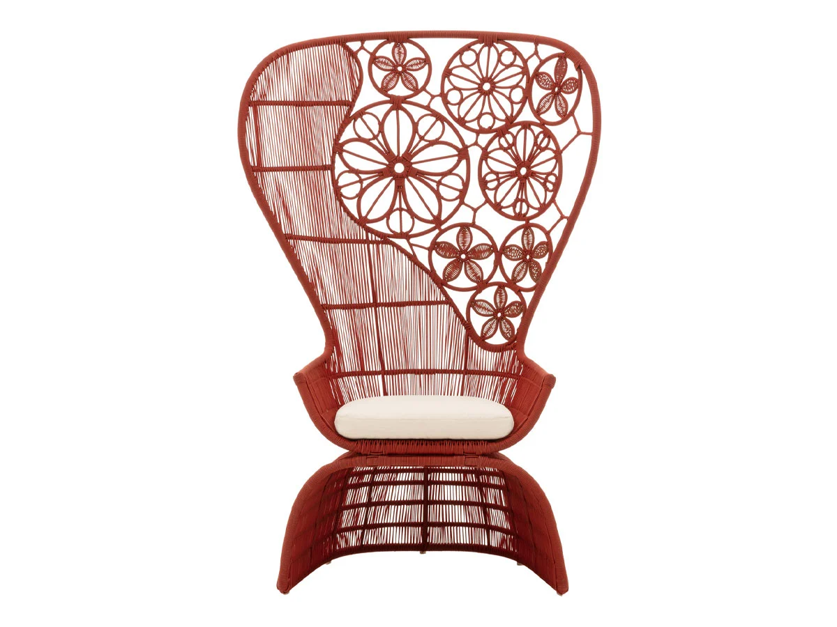 B&B Italia Crinoline Poltrona  C5P_FL Argilla / Aliseo 102