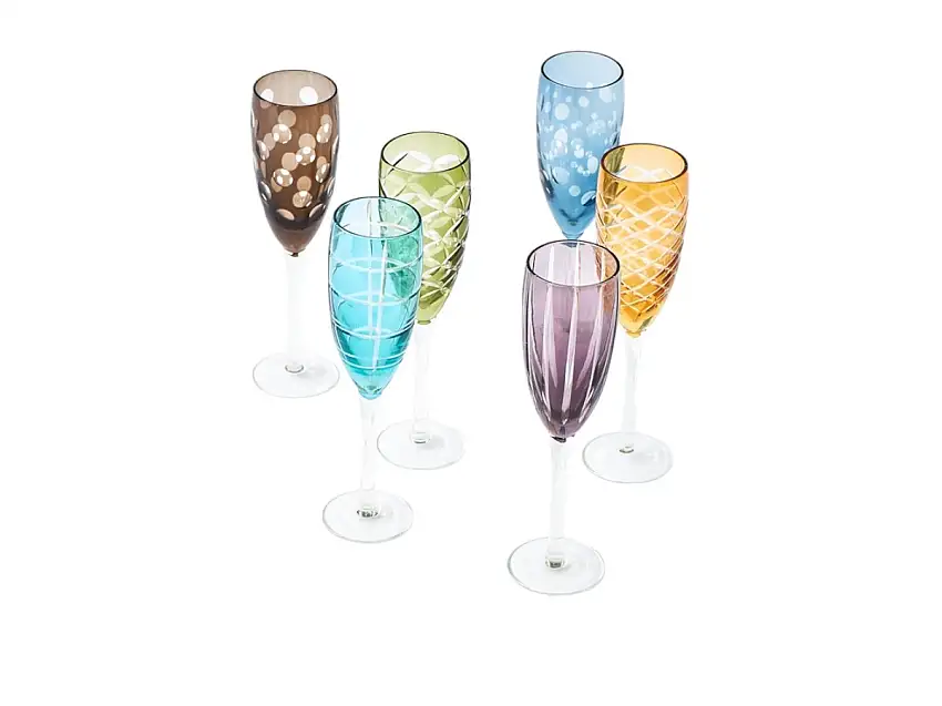 Pols Potten Cuttings Bicchieri Champagne - Set da 6