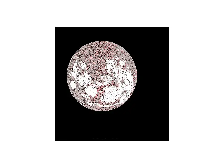 Danese Milano Carta Della Luna Stampa Serigrafica