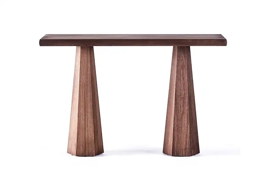 Dusty Deco Hexagon Console - Frassino Tinto
