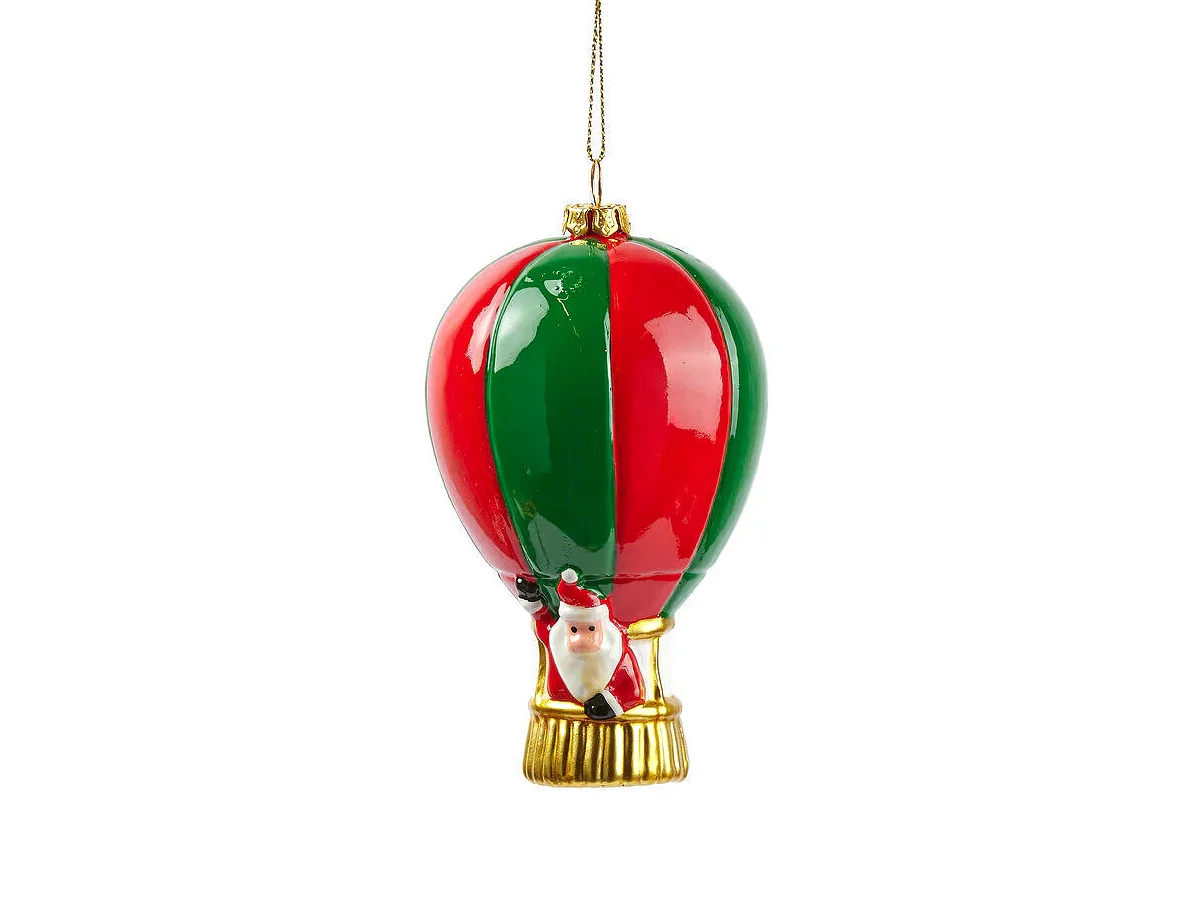 EdG Babbo Natale in Mongolfiera Decorazione