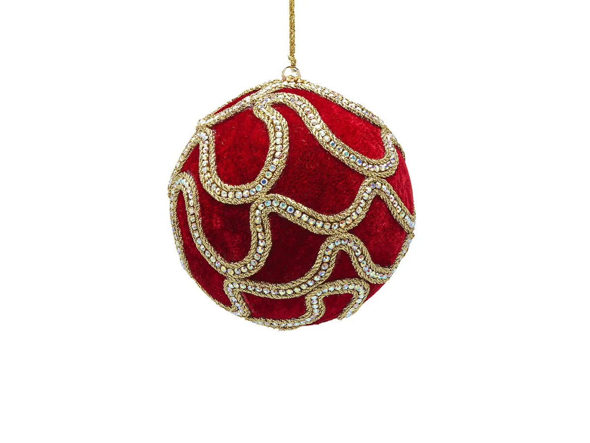 EdG Palla Decogemme Decorazione - Rosso
