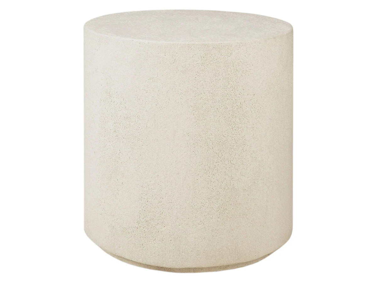 Ethnicraft Elements Tavolino - Rotondo/Bianco Sporco