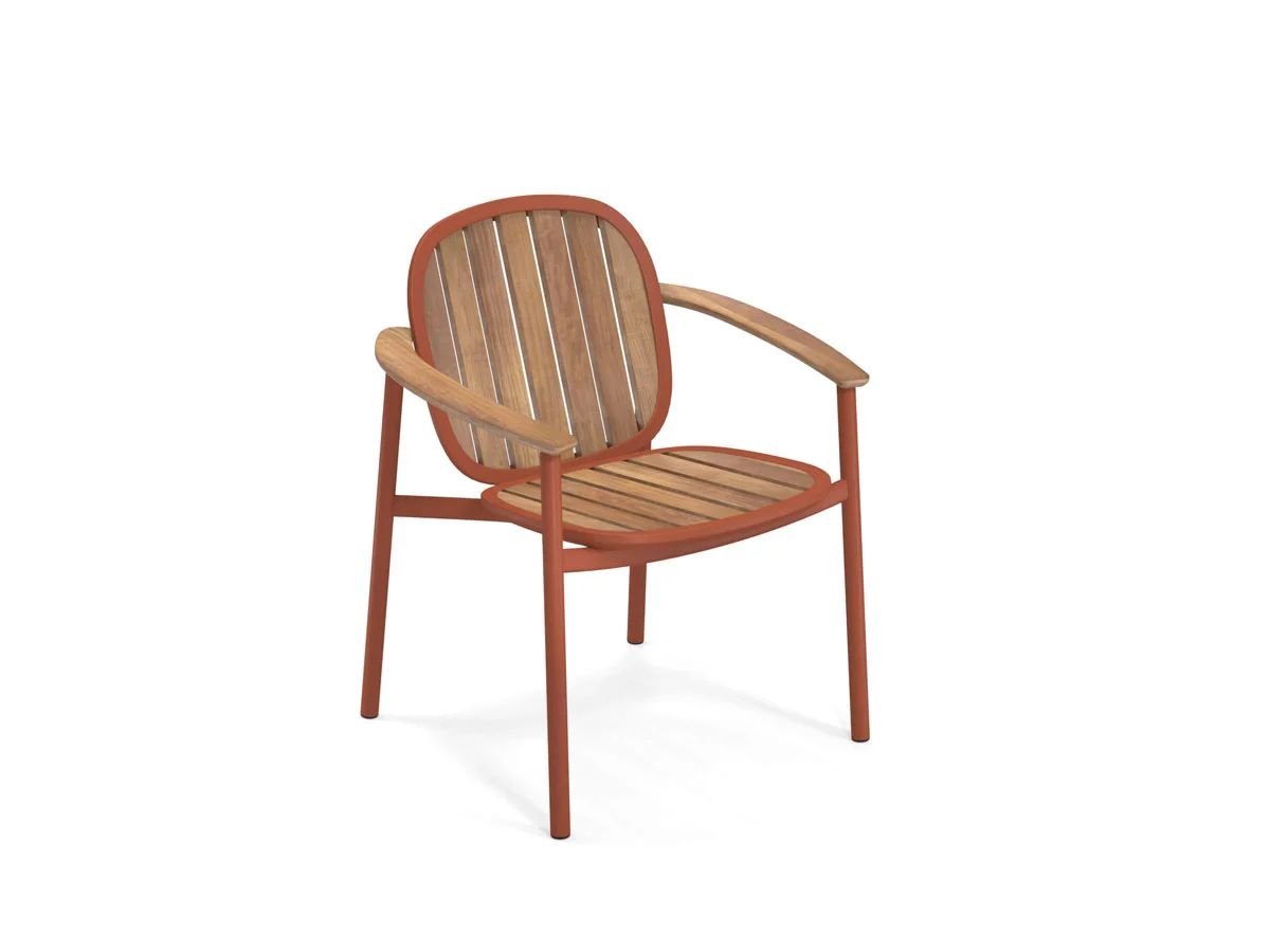 Emu Twins Poltroncina Alu-Teak