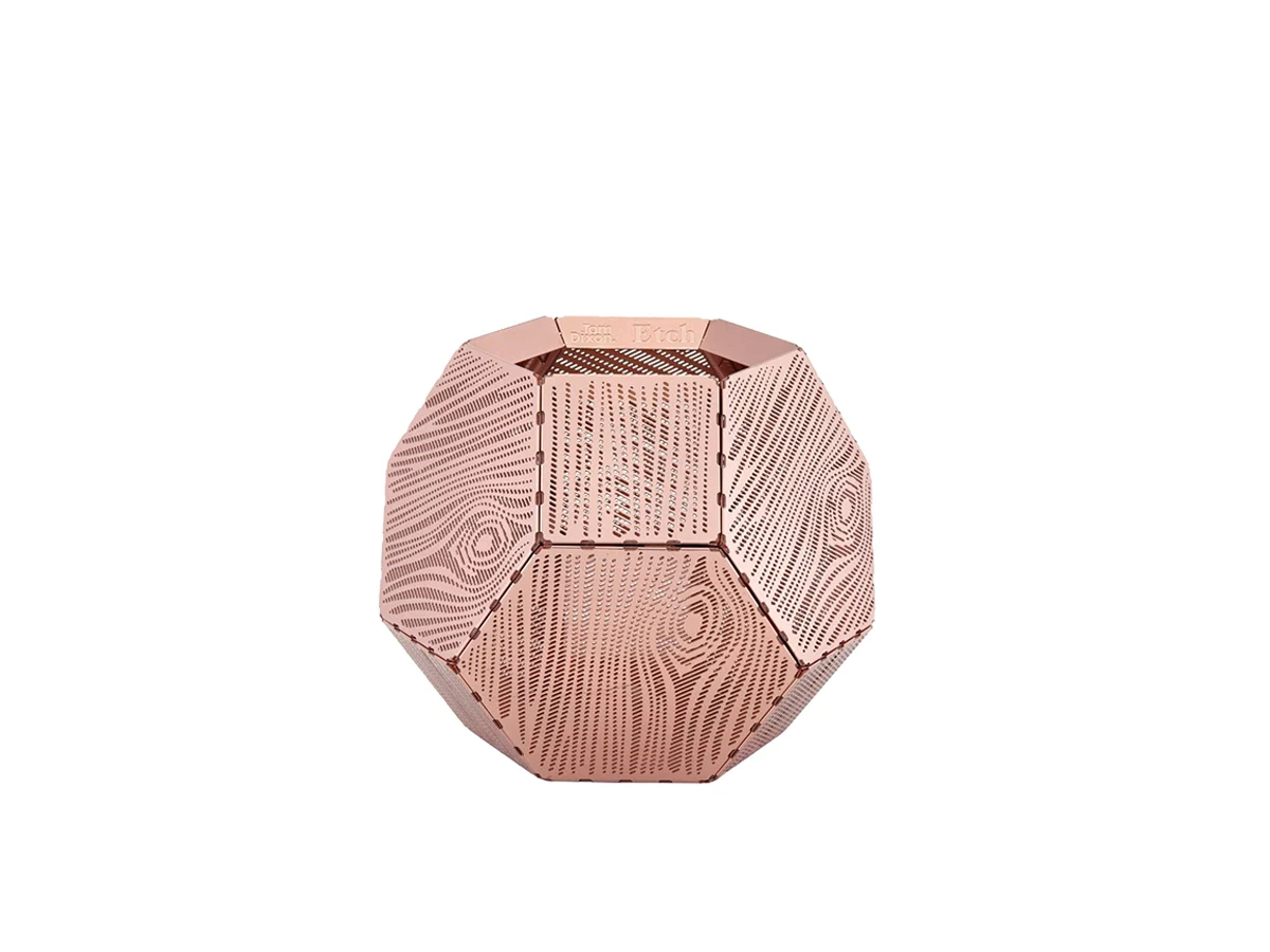 Tom Dixon Etch Wood Portacandele - Rame