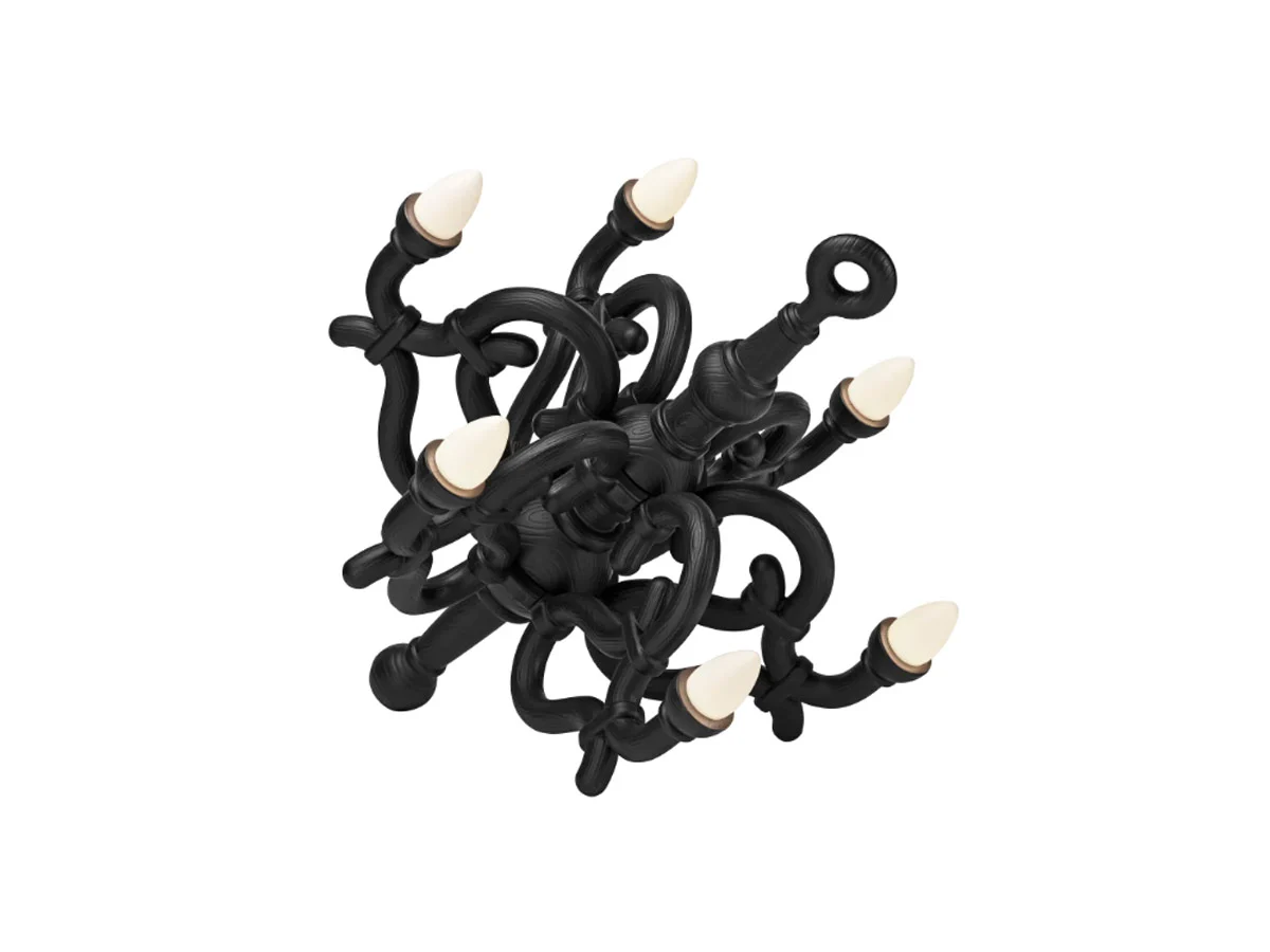 Qeeboo Fallen Chandelier Lampada da Terra Ricaricabile - M