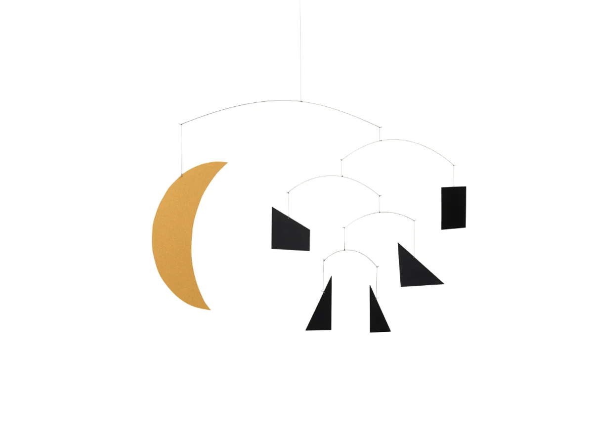 Ferm Living  Phase Mobile Oggetto - Nero/Oro