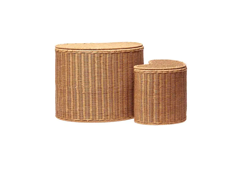 Ferm Living Willora Contenitore Intrecciato - Set di 2