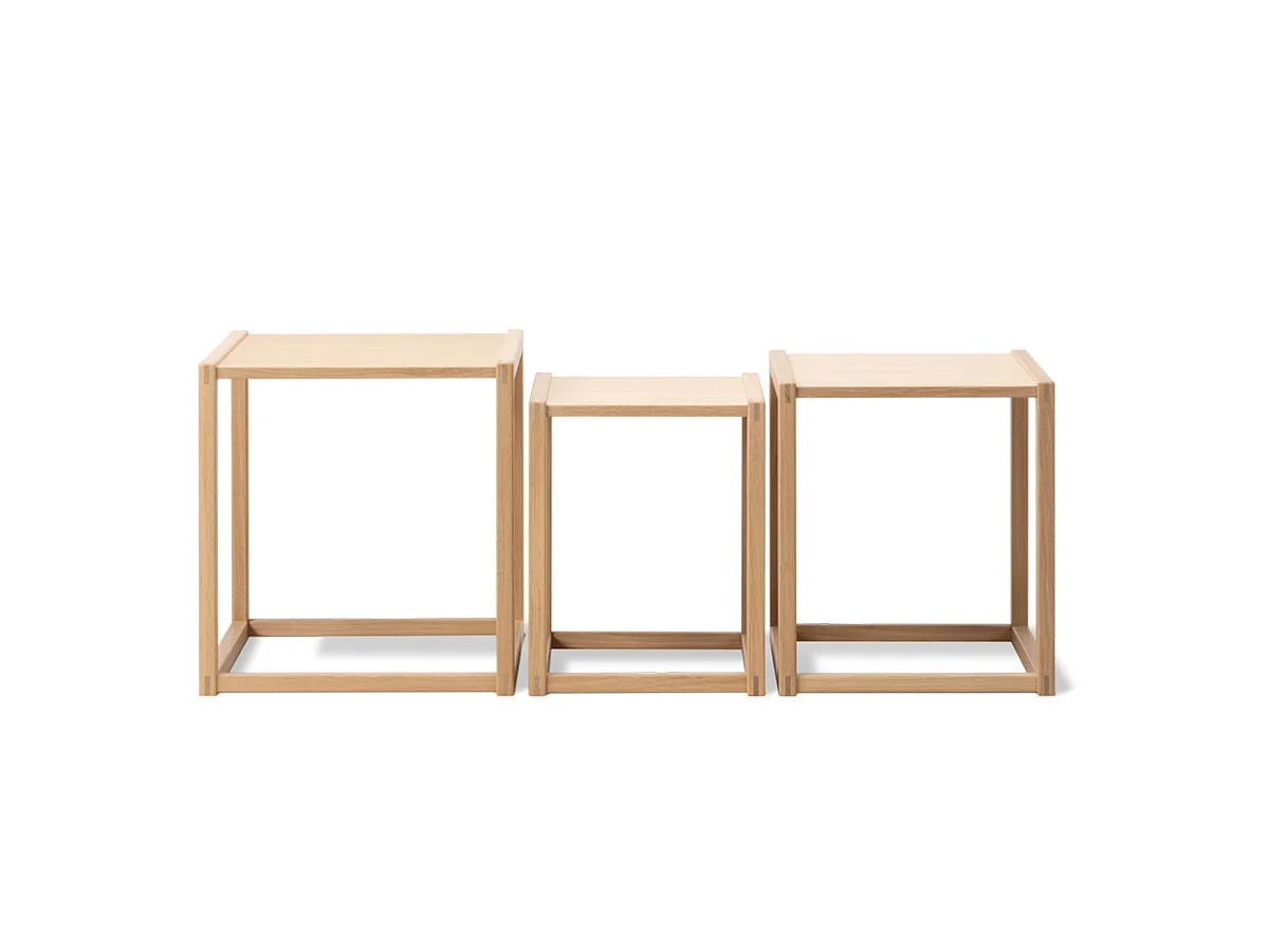 Fredericia BM375 Set 3 Tavolini